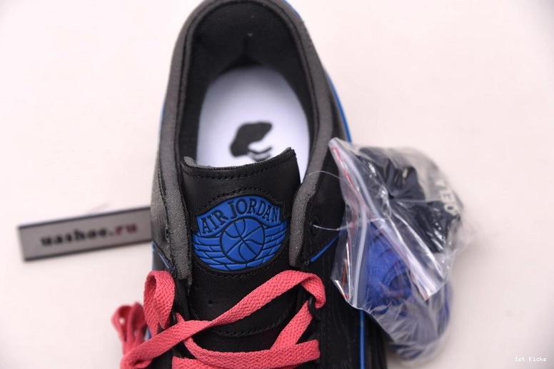 SP Jordan DJ4375-004 OWT Blue Black - Low 2 Retro 0116